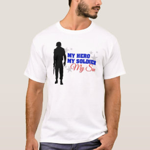 Camiseta Meu herói, meu soldado, meu filho