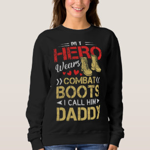 Camiseta Meu Herói Veste Combate Boots Eu O Chamo De Pai