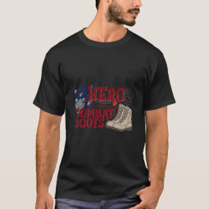 Camiseta Meu Herói Veste Combater Boots