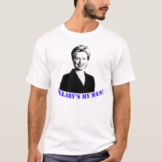 Camiseta Meu homem de Hillary!