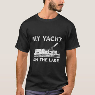 Camiseta Meu Iate No Lago Hoodie Cute Pontoon Boat Hood