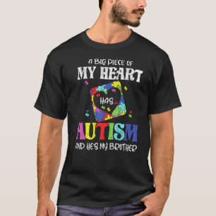 Camiseta Meu Irmão É Irmã Incrível Autismo Crianças Autismo