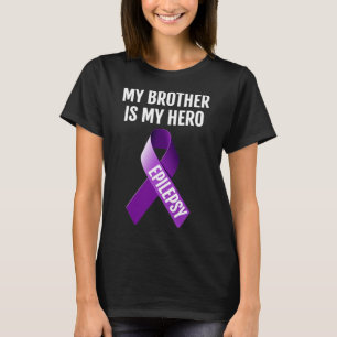 Camiseta Meu Irmão É Meu Herói Epilepsia Sensibilizar A Cam