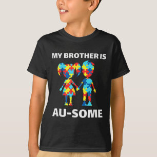 Camiseta Meu Irmão É Uma Consciência Incrível E Autismo Irm