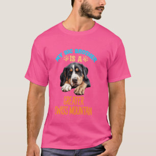 Camiseta Meu Irmão É Uma Grande Raça De Cachorro Suíço