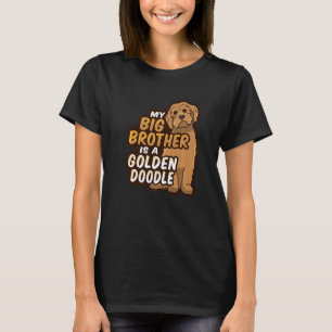 Camiseta Meu Irmão Mais Velho É Um Golden Doodle Para Um Ca