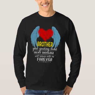 Camiseta Meu Irmão, Meu Anjo Guardião No Céu, Perdeu Minha