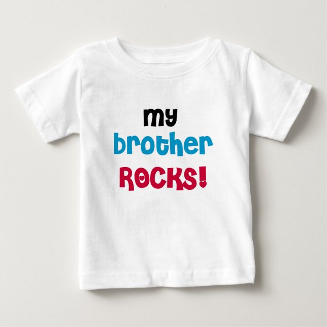Camiseta Meu Irmão Rocks (Frente)