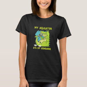 Camiseta Meu Jacaré Comeu Meus Répteis de Casa do Zoológico