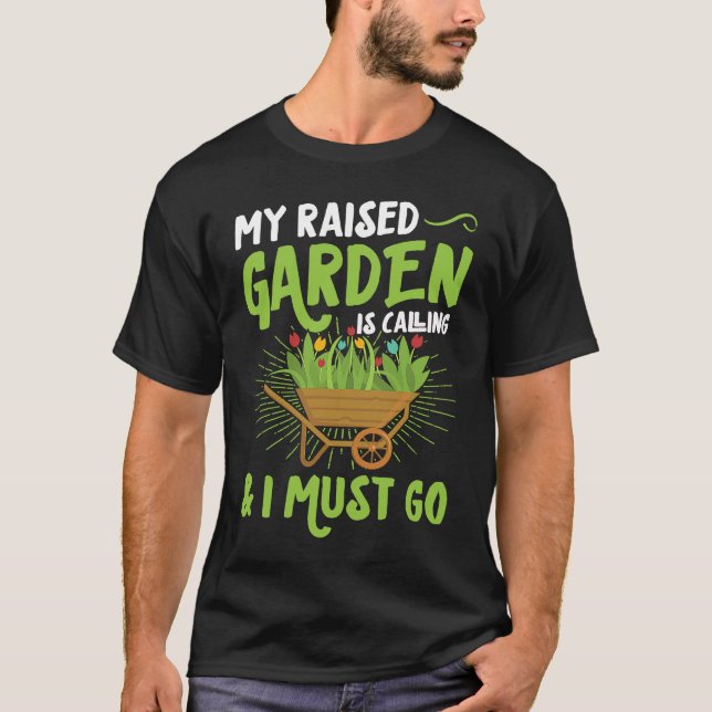Camiseta Meu Jardim Elevado Está Chamando E Eu Devo Ir Funn (Frente)