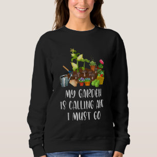 Camiseta Meu Jardim Está Chamando  Jardineiro Jardim Vegeta