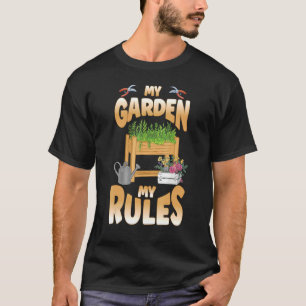 Camiseta Meu Jardim Minhas Regras Para O Próprio Jardim Bal