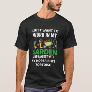 Camiseta Meu Jardineiro de Tartaruga de Horsfield Amante de