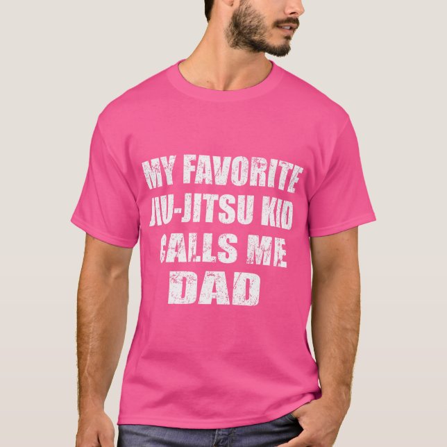 Camiseta Meu Jiu Jitsu Favorito Me Chama De Pai Bjj Jiu Jit (Frente)