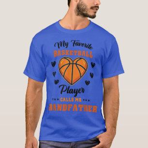 Camiseta Meu Jogador De Basquete Favorito Me Chama De Avô