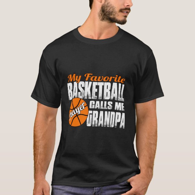 Camiseta Meu Jogador De Basquete Favorito Me Chama De Basqu (Frente)