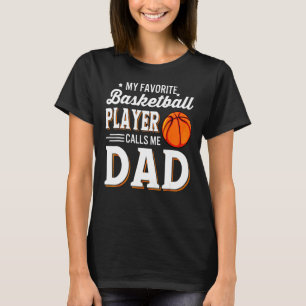 Camiseta Meu Jogador De Basquete Favorito Me Chama De Famíl