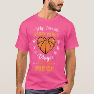 Camiseta Meu Jogador De Basquete Favorito Me Chama Niece Vi