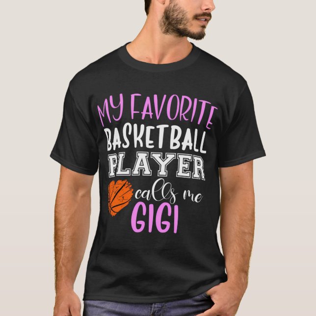 Camiseta Meu Jogador De Basquete Favorito Me Chame De Gigi (Frente)