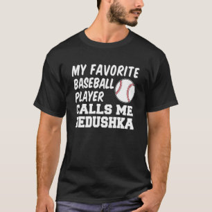 Camiseta Meu Jogador De Beisebol Favorito Me Chama De Gran