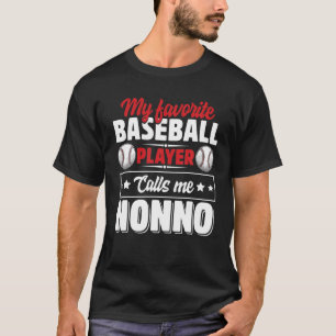 Camiseta Meu Jogador De Beisebol Favorito Me Chama Não