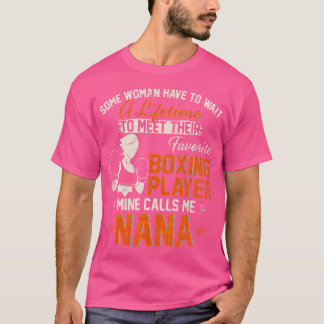 Camiseta Meu Jogador De Boxas Favorito Me Chama De Nana Eng