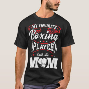 Camiseta Meu Jogador De Boxas Favorito Me Liga Mãe