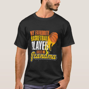 Camiseta Meu Jogador De Bysketbyll Favorito Me Chama De Vov