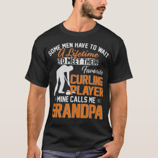 Camiseta Meu Jogador De Curling Favorito Me Chama De Presen