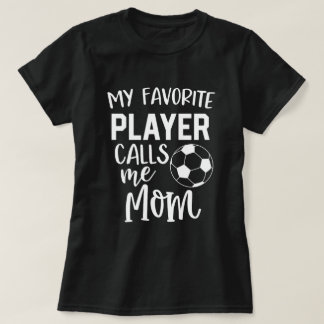 Camiseta Meu jogador de futebol favorito chama-me jogo da