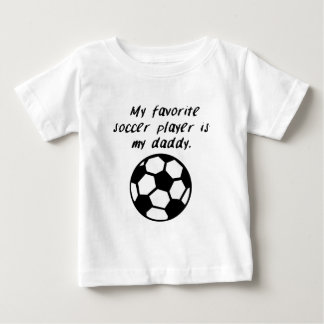 Camiseta Meu jogador de futebol favorito é meu pai