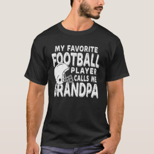 Camiseta Meu Jogador De Futebol Favorito Me Chama Avô