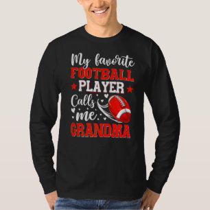 Camiseta Meu Jogador De Futebol Favorito Me Chama Avó Mothe