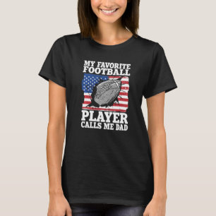 Camiseta Meu jogador de futebol favorito me chama de americ