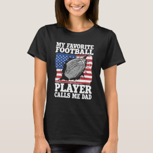 Camiseta Meu jogador de futebol favorito me chama de americ