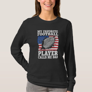 Camiseta Meu jogador de futebol favorito me chama de americ