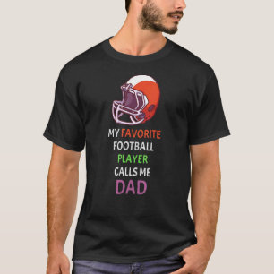 Camiseta Meu jogador de futebol favorito me chama de americ