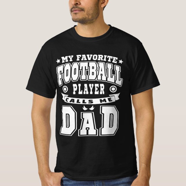 Camiseta Meu Jogador De Futebol Favorito Me Chama De Texto  (Frente)