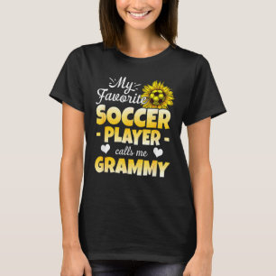 Camiseta Meu Jogador De Futebol Favorito Me Chama Grammy