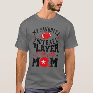 Camiseta Meu Jogador De Futebol Favorito Me Chama Mãe, Sa