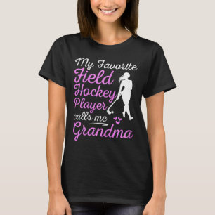 Camiseta Meu jogador de hóquei de campo favorito me chama d
