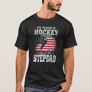 Camiseta Meu Jogador De Hóquei Favorito Me Chama De Pai-Pap