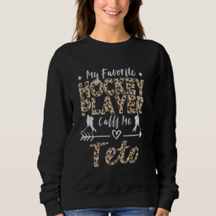 Camiseta Meu Jogador De Hóquei Favorito Me Chama De Teto Al