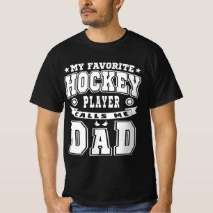 Camiseta Meu Jogador de Hóquei Favorito Me Chama De Texto D