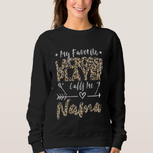 Camiseta Meu Jogador De Lacrosse Favorito Me Chama De Nama
