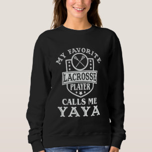 Camiseta Meu jogador de lacrosse favorito me chama de roupa