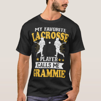 Camiseta Meu Jogador De Lacrosse Favorito Me Chama De Tanqu