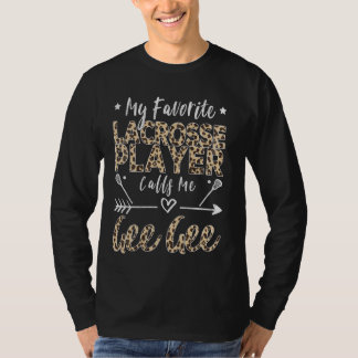 Camiseta Meu Jogador De Lacrosse Favorito Me Chama Gee Gee