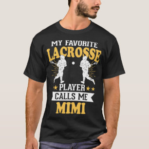 Camiseta Meu Jogador De Lacrosse Favorito Me Chama Mimi