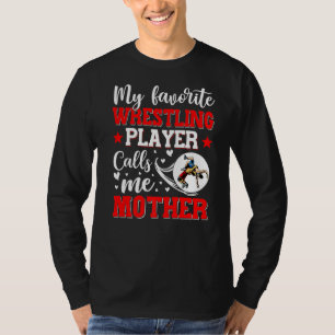 Camiseta Meu Jogador de Luta Favorito Me Chama de Mãe Mulhe
